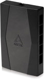 ARCTIC Case Fan Hub - 10-fold PWM Fan Distributor with SATA Power - Black