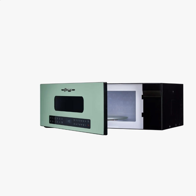 Retro Over-the-Range Microwave | 1.2 Cu. Ft. 1000W Sensor Cooking Kitchen Appliance