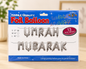 Premium Quality Foil Balloons | Qabool Hai, Dholki & Umrah Mubarak | Party Decorations