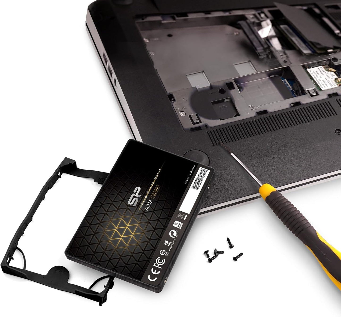 Silicon Power 2TB SSD 3D NAND A58 Performance Boost SATA III 2.5" 7mm (0.28") Internal Solid State Drive (SP002TBSS3A58A25)