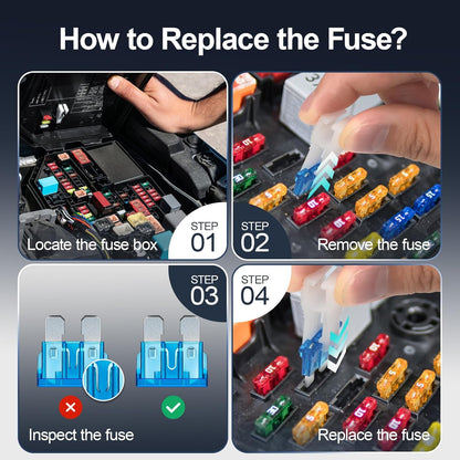 300Pcs Car Fuses Assortment Kit,160 Mini Blade Fuses Automotive + 90 Standard Auto Fuses + 50 Micro Fuse + Fuse Puller – for Car/RV/Truck/Motorcycle(2Amp 3A 5A 7.5A 10A 15A 20A 25A 30A 35A 40A)