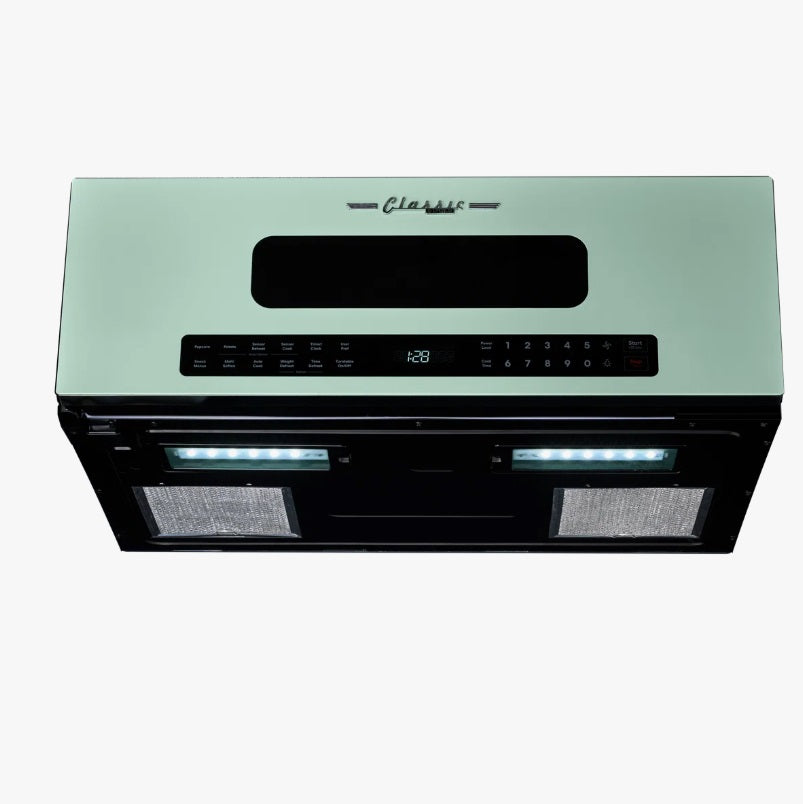 Retro Over-the-Range Microwave | 1.2 Cu. Ft. 1000W Sensor Cooking Kitchen Appliance