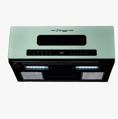 Retro Over-the-Range Microwave | 1.2 Cu. Ft. 1000W Sensor Cooking Kitchen Appliance