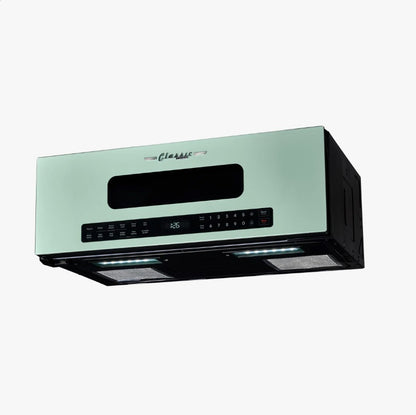 Retro Over-the-Range Microwave | 1.2 Cu. Ft. 1000W Sensor Cooking Kitchen Appliance