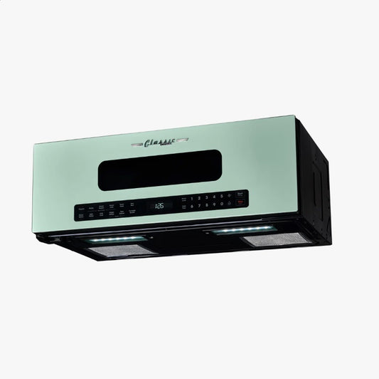 Retro Over-the-Range Microwave | 1.2 Cu. Ft. 1000W Sensor Cooking Kitchen Appliance
