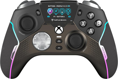 Turtle Beach Stealth Ultra High-Performance Wireless Gaming Controller Licensed for Xbox Series X|S, Xbox One, Windows PC & Android – LED Dashboard, Charge Dock, RGB Lighting, 30-Hr Battery, Bluetooth