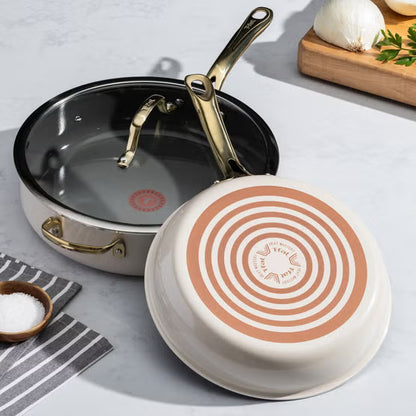 T-fal Preserve Ceramic Nonstick 13-Piece Cookware Set