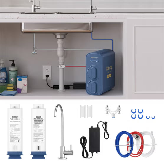 Waterdrop RG16 Tankless Reverse Osmosis System 600GPD Alkaline