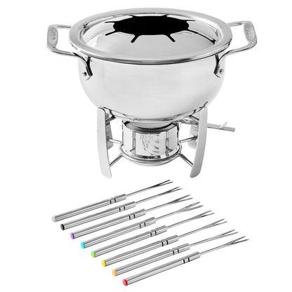 All-Clad Stainless Steel Fondue Set - 13-Piece Specialty Cookware