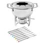 All-Clad Stainless Steel Fondue Set - 13-Piece Specialty Cookware
