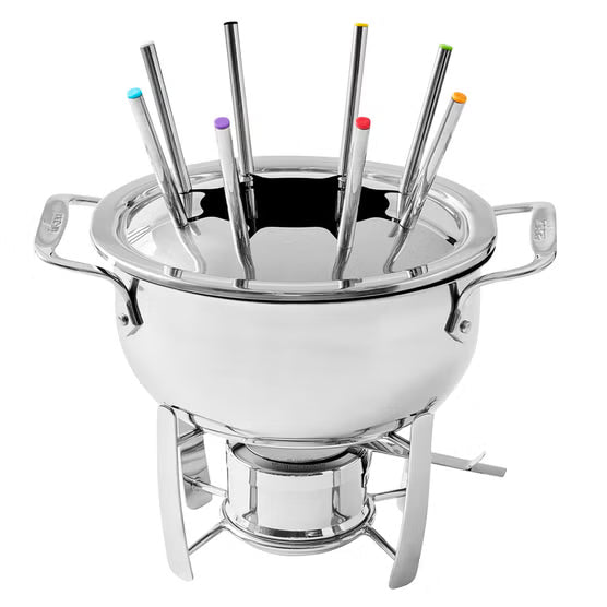 All-Clad Stainless Steel Fondue Set - 13-Piece Specialty Cookware
