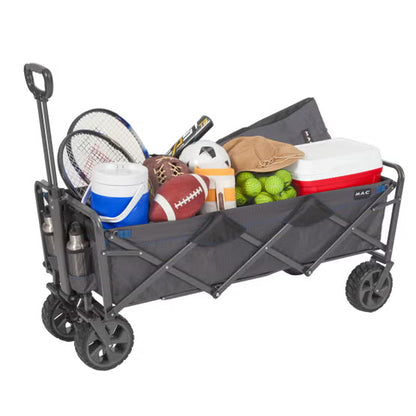 Mac Sports Extended Folding Utility Wagon with Brakes (350 lb)
