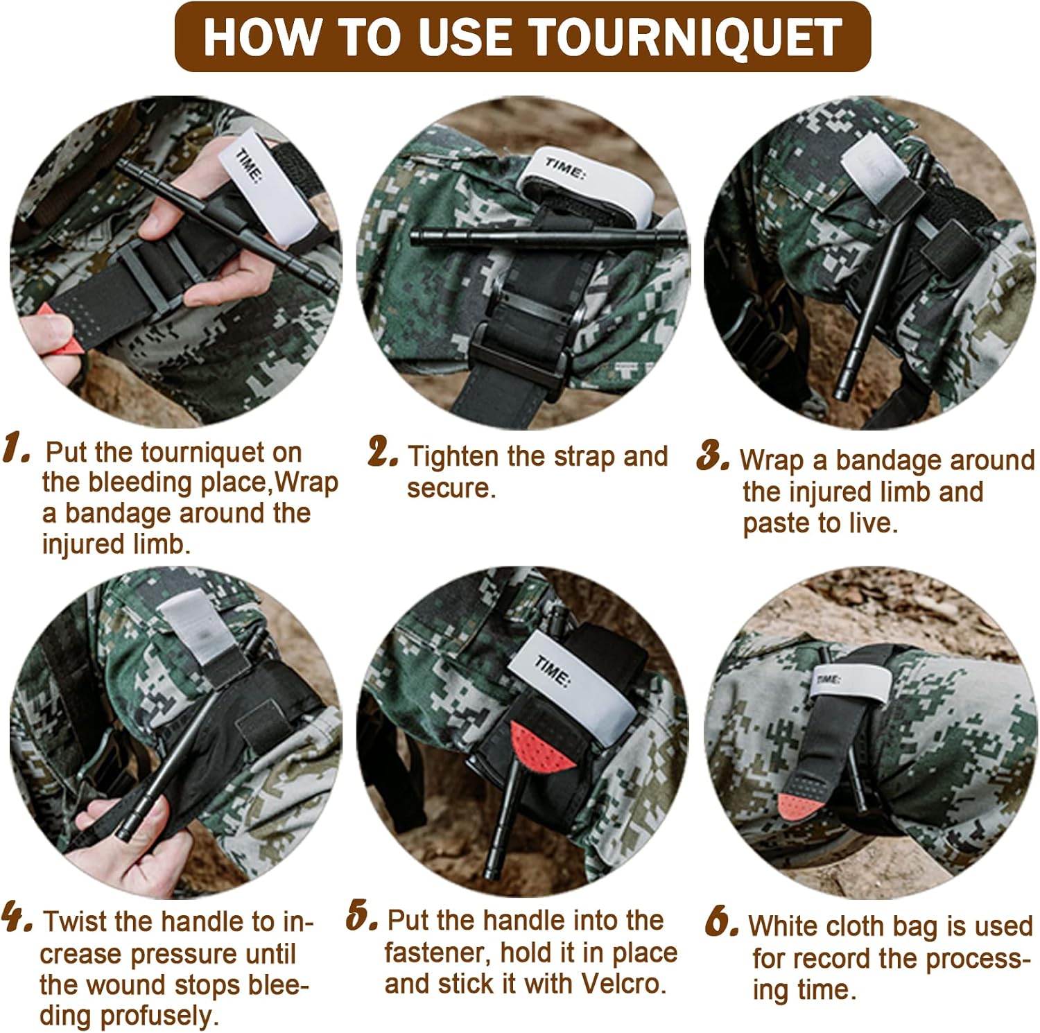 Cozii Tourniquet Pouch Kit with Tactical Tourniquet & Trauma Shears, Molle Compatible Emergency First Aid Holder, Portable Bleeding Control Kit (Black) - PuriLite