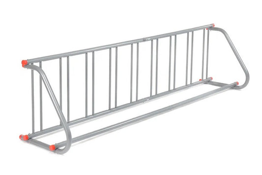 Global Industrial™ Single-Sided Grid Bike Rack, 9-Bike Capacity, Powder Coated Steel - PuriLite