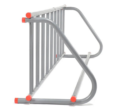 Global Industrial™ Single-Sided Grid Bike Rack, 9-Bike Capacity, Powder Coated Steel - PuriLite