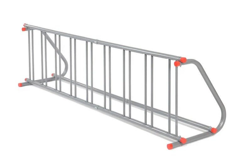 Global Industrial™ Single-Sided Grid Bike Rack, 9-Bike Capacity, Powder Coated Steel - PuriLite