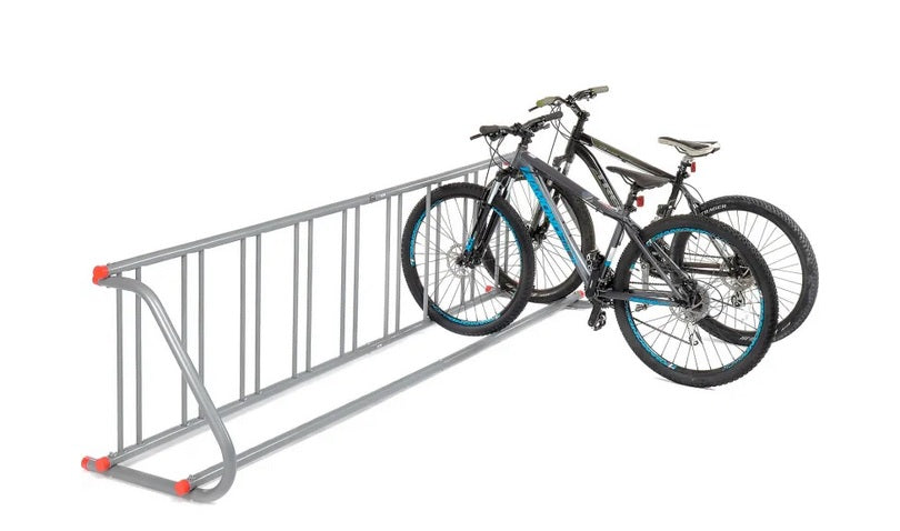 Global Industrial™ Single-Sided Grid Bike Rack, 9-Bike Capacity, Powder Coated Steel - PuriLite