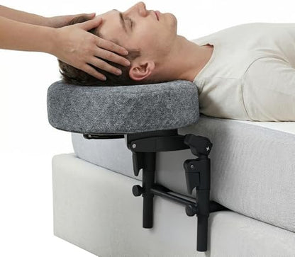 Massage Headrest for Bed, Massage Face Cradle for Bed, Adjustable 18" Height Bed Massage Head Holder, for Home Salon Spa Massage Table, Comfortable Face Down Pillow After Eye Surgery