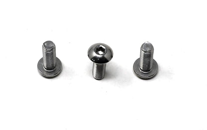 iexcell 50 Pcs M6 x 20mm Thread Pitch 1 mm Stainless Steel 304 Hex Socket Button Head Cap Screws Bolts Kit