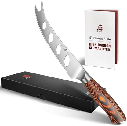 TUO Boning Knife - Razor Sharp Fillet Knife - High Carbon German Stainless Steel Kitchen Cutlery - Pakkawood Handle - Luxurious Gift Box Included - 7 inch - Fiery Phoenix Series