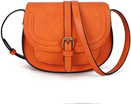 Crossbody Bags for Women Small Over the Shoulder Saddle Purses and Boho Cross body Handbags,Vegan Leather