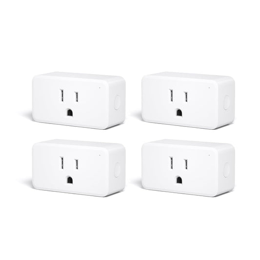 THIRDREALITY Smart Plug Gen3 4 Pack,Precise Real-time Power Meter,15A Outlet, Enhanced Zigbee Repeater,ETL Certified,ZigBee Hub Needed,Work with Home Assistant,Compatible Echo Devices and SmartThings