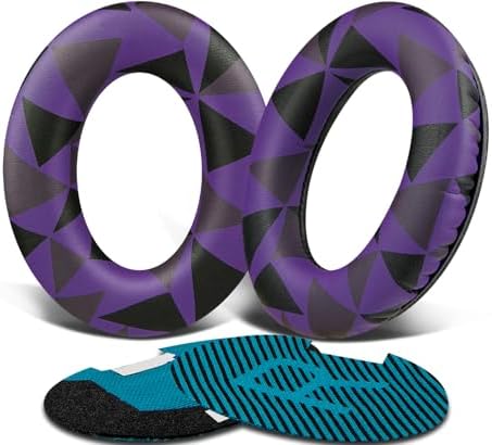 SoloWIT Earpads Cushions for Bose Headphones, Replacement Ear Pads for Bose QuietComfort 15 QC15 QC25 QC2 QC35/Ae2 Ae2i Ae2w/SoundTrue & SoundLink Around-Ear Series - QC25 PL Black&Blue