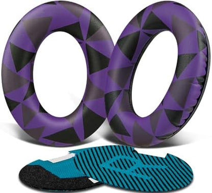 SoloWIT Earpads Cushions for Bose Headphones, Replacement Ear Pads for Bose QuietComfort 15 QC15 QC25 QC2 QC35/Ae2 Ae2i Ae2w/SoundTrue & SoundLink Around-Ear Series - QC25 PL Black&Blue