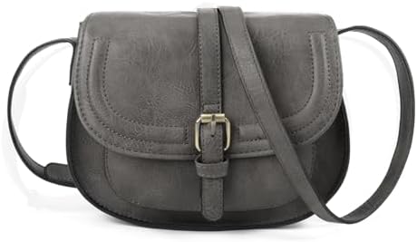Crossbody Bags for Women Small Over the Shoulder Saddle Purses and Boho Cross body Handbags,Vegan Leather