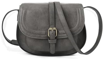 Crossbody Bags for Women Small Over the Shoulder Saddle Purses and Boho Cross body Handbags,Vegan Leather