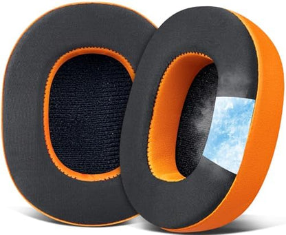 SOULWIT Replacement Earpads for Skullcandy Hesh 3/ANC/Evo & Crusher Wireless/ANC/Evo & Venue ANC Over-Ear Headphones, Ear Pads Cushions with Noise Isolation Foam - Hesh3 PL Black