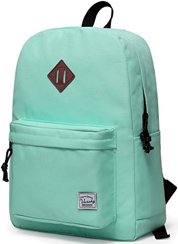 School Backpack for Kids, VASCHY Lightweight Water Resistant Casual Schoolbag Daypack for Men Women Teen Boys Girl Bookbag