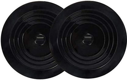 V-TOP Tub Stopper 2 Pack, 6 inches Large Silicone Drain Plug Hair Stopper Flat Suction Cover for Kitchen Bathroom Accessories and Laundry