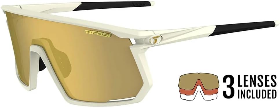 Tifosi Moab Cycling Glasses - Ideal For Cycling (Gravel, MTB & Road), Baseball & Pickleball - Shatterproof Polycarbonate Lens