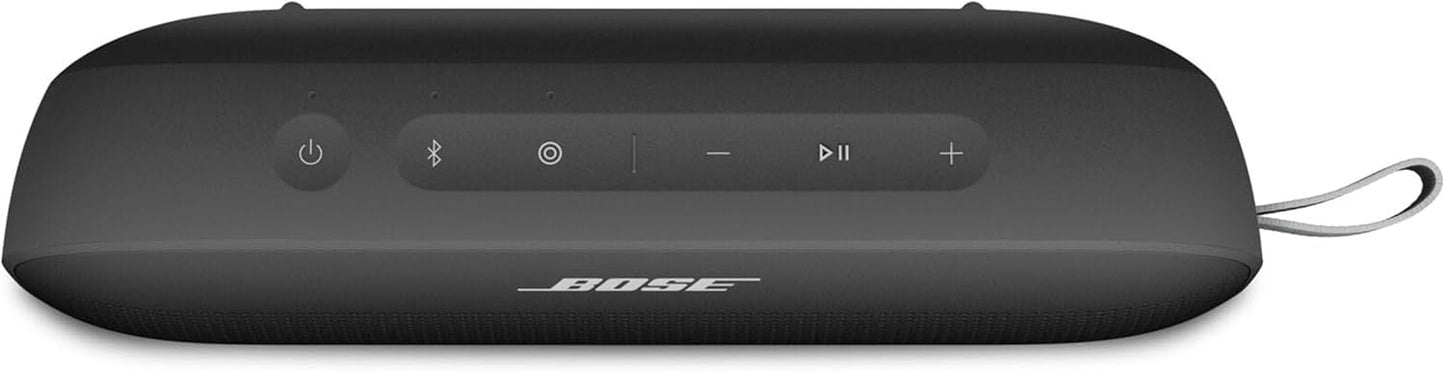 Bose SoundLink Flex 2nd Gen Bluetooth Speaker, Black, Bundle with Hard Shell Travel Case