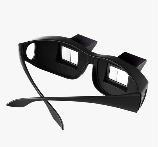Valuu Lazy Glasses Bed Prism Glasses Lazy Spectacles Horizontal Glasses High Definition Glasses Prism Periscope Lie Down Eyeglasses for Reading and Watch TV in Bed Unisex