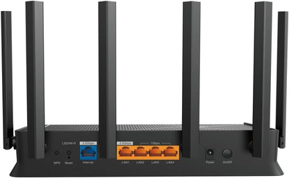 TP-Link Dual-Band BE3600 Wi-Fi 7 Router (Archer BE230) - 4-Stream 3.6 Gbps, 2×2.5G + 3×1G Ports, USB 3.0, 2.0 GHz Quad Core, 6 Antennas, VPN Clients & Server, EasyMesh, HomeShield, MLO, Private IOT