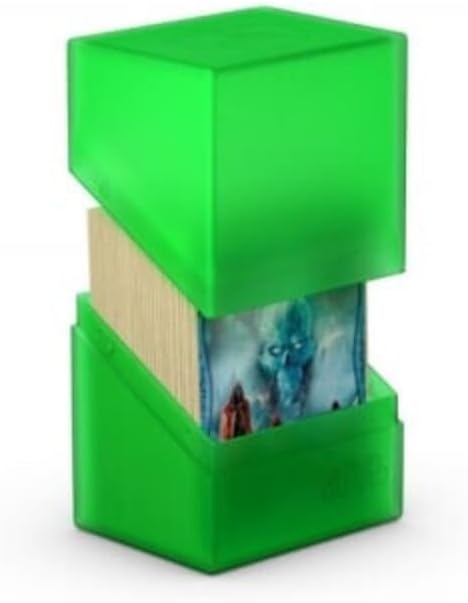 Ultimate Guard Boulder 100+ Classic, Deck Case for 100 Double-Sleeved TCG Cards, Onyx, Secure & Durable Storage for Trading Card Games, Soft-Touch Finish