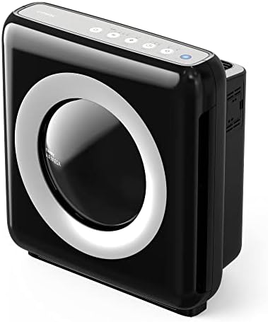 Coway Airmega AP-1512HHS App-Enabled Smart Technology, Compatible with Amazon Alexa True HEPA Air Purifier, Black/Bronze
