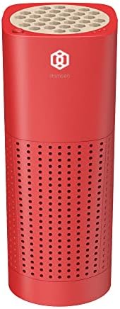 IMUNSEN M-003B Portable Air Purifier with Cypress Wood Filter, H13 True HEPA Filter, Captures Smoke, Odors, Mold, Allergens, USB Port 5V for Car, Desk and Office, Made in Korea – Black - PuriLite