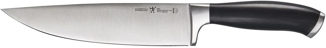 HENCKELS Definition 7 Piece Kitchen Knife Block Set - Professional Cutlery Set, Self Sharpening Knife Block for Chopping, Slicing, Dicing & Cutting