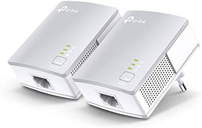 TP-Link AV1000 Powerline Ethernet Adapter(TL-PA7017P KIT) - Gigabit Port, Plug and Play, Extra Power Socket for Additional Devices, Ideal for Smart TV