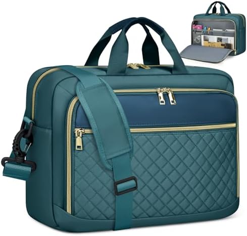 Laptop Bag 17 Inch Laptop Briefcase for Women Waterproof Computer Messenger Bag Professional Laptop Case for Business Work - PuriLite