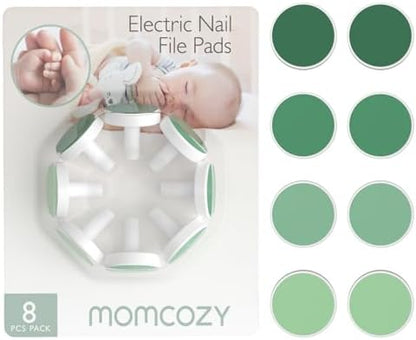 Momcozy Baby Nail Trimmer Replacement Pads, Electric Nail Trimmer Grinding Pads for Momcozy Electric Nail Trimmer Use Only, 8 Counts Replacement Pads, Pink