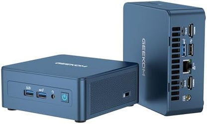 GEEKOM IT12 Mini PC(3-Year Quality Support) with 12th Gen Intel i9-12900HK, NUC 12 Mini Desktop(Up to 5GHz), 32GB DDR4& 1TB M.2 2280 NVMe Gen4*4 SSD, Win11 Pro, 8K/Quad Display/USB4/WiFi 6E/BT5.2