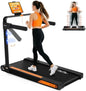 Mahrole Walking Pad with Vibration and lncline,Foldable Walking Pad Treadmill with Remote Control and APP,Powerful 3.0HP Servo Motor Treadmills for Home and Office