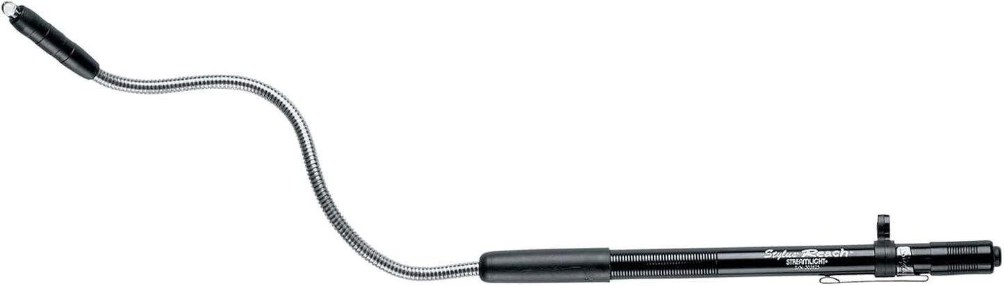 Flexible Extension Pen Light with 7-Inch Bendable Cable, 11 Lumens Slim LED Inspection Flashlight with Pocket Clip for Automotive, Mechanical, and Precision Tasks - PuriLite