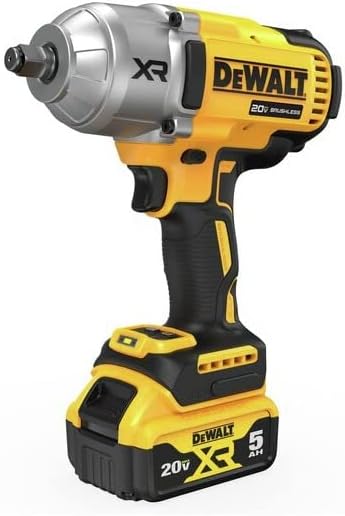 DEWALT 20V MAX XR Impact Wrench, 1/2 In Cordless, High Torque, 4 Speed Precision Mode, Tool Only (DCF900B)