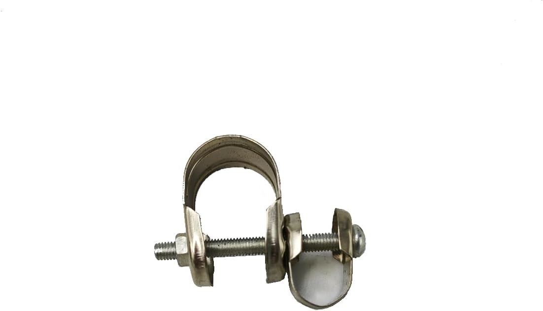 YehVeh 3 Set Bike Bugle Horn Mounting Clips Heavy Duty Handlebar Metal Clamp Braket Mount Screws for Bicycle Bell Air Horns Golf Cart Honking Squeeze Loudspeaker