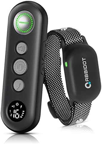 ABBIDOT Shock Collar (8-120 lbs) - Small Size Dog Training Collar with Remote Waterproof Rechargeable Dog Shock Collar with Remote E Collar for Small Medium Large Dogs